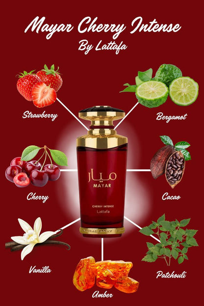 Perfume MAYAR CHERRY INTENSE 100ML | Lattafa (feminino)