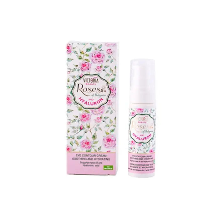 Creme de Contorno de Olhos Rosas & Ácido hialurônico