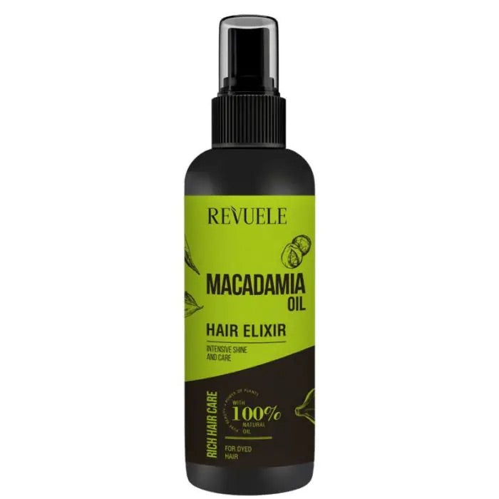 Óleo de macadamia cabelos tingidos
