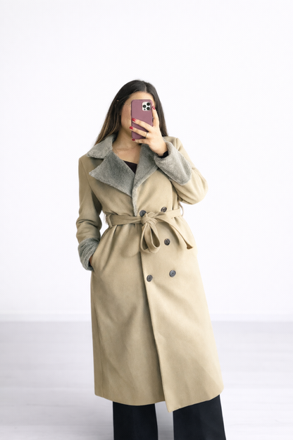 Gabardine Comprida Forrada