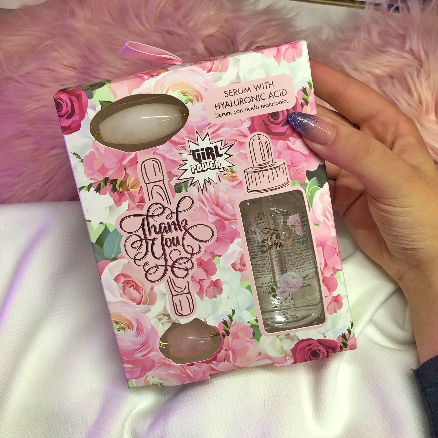 Conjunto de massagem e sérum facial
