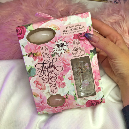 Conjunto de massagem e sérum facial