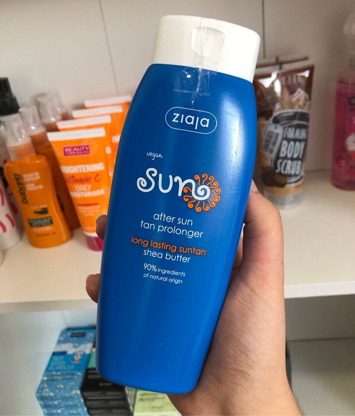 Loção prolongadora de bronzeado