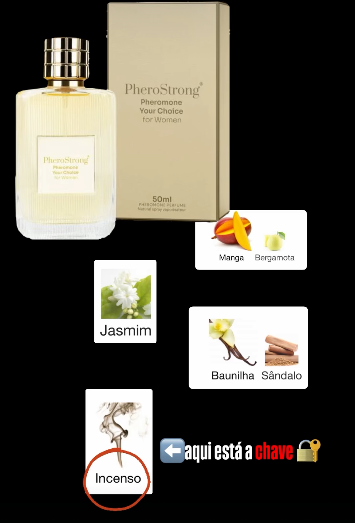 Perfume Choice com Feromonas