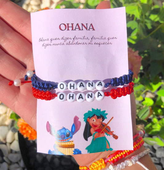Pulseiras da amizade Ohana