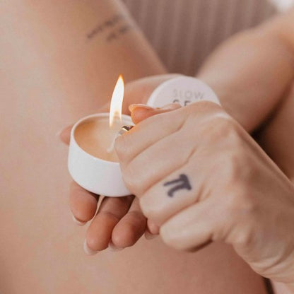 Slow sex Vela de Massagem