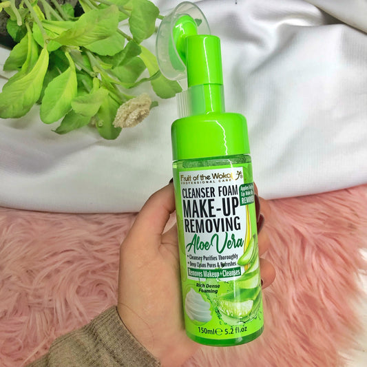 Espuma de limpeza Aloe-vera