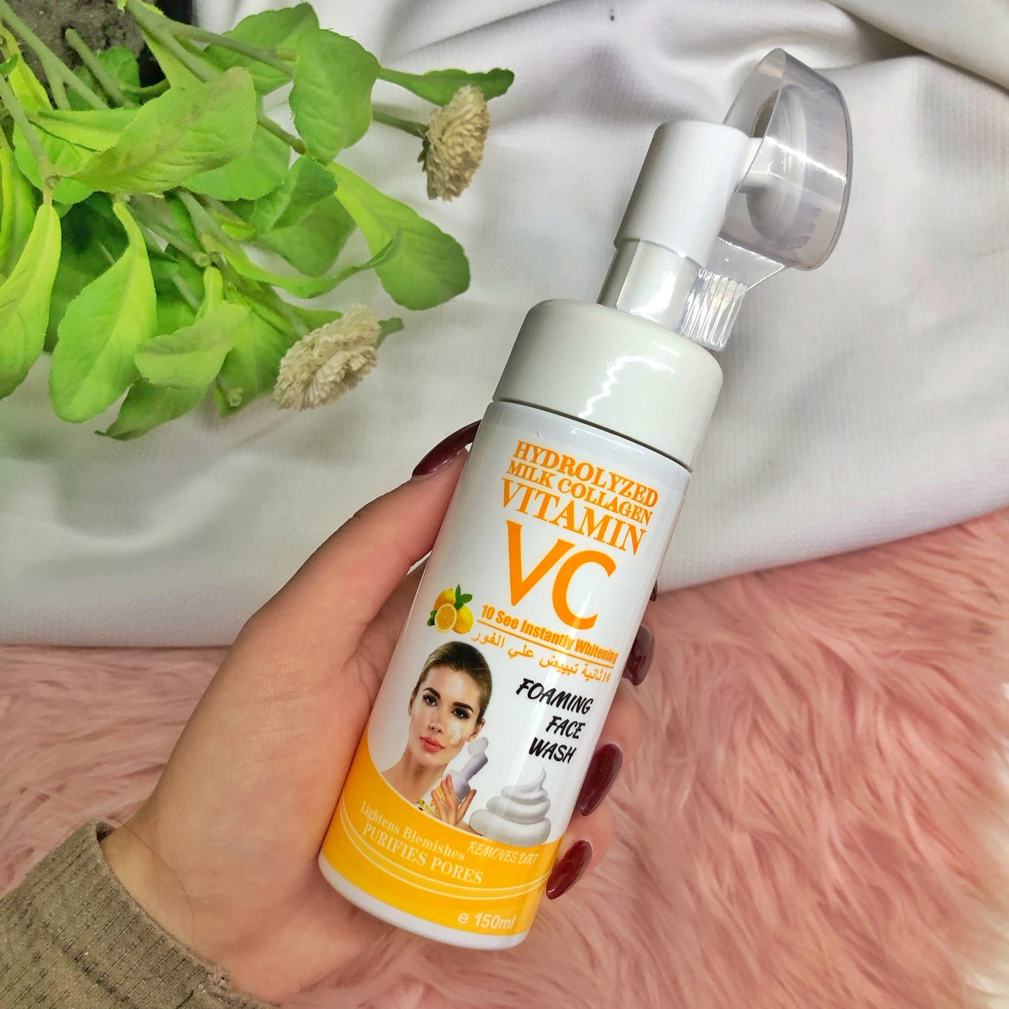 Espuma de limpeza Vitamina C