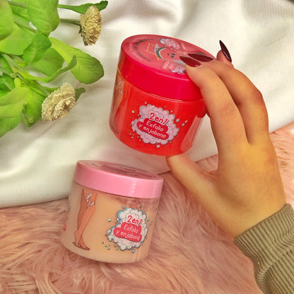 Esfoliante corporal com sabão