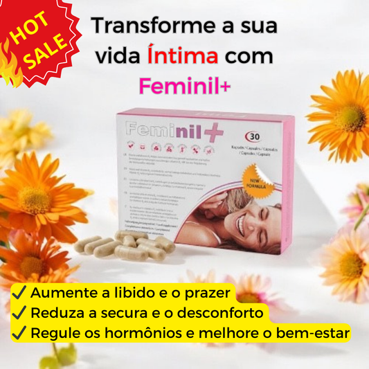 Feminil+ Potencializador de Libido, prazer e Bem-Estar