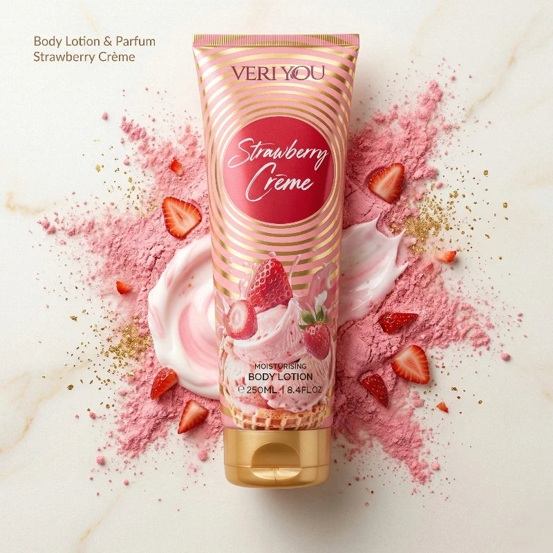 Loção Corporal com Aroma Doce - Maciez e Hidratação (250ml)