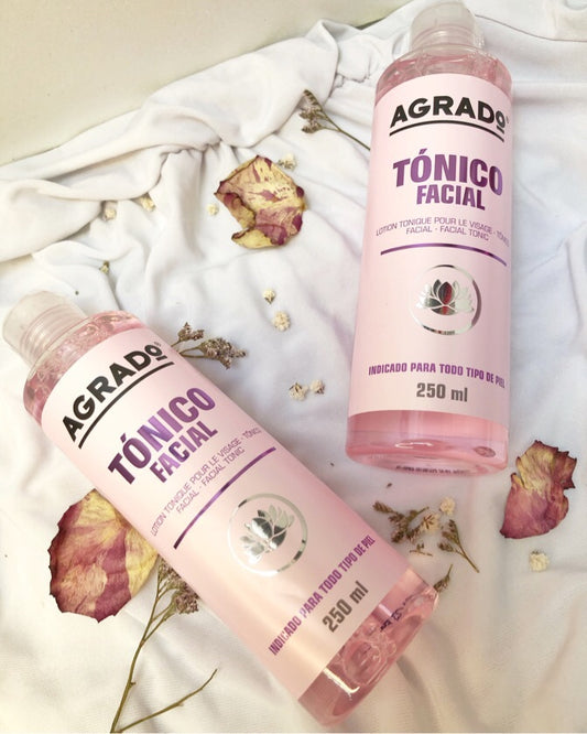Tónico facial de rosas