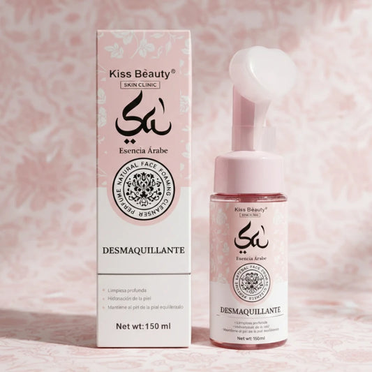 KISS BEAUTY Espuma de Limpeza – Essência Árabe | Limpeza Profunda e Pele Iluminada 🌟