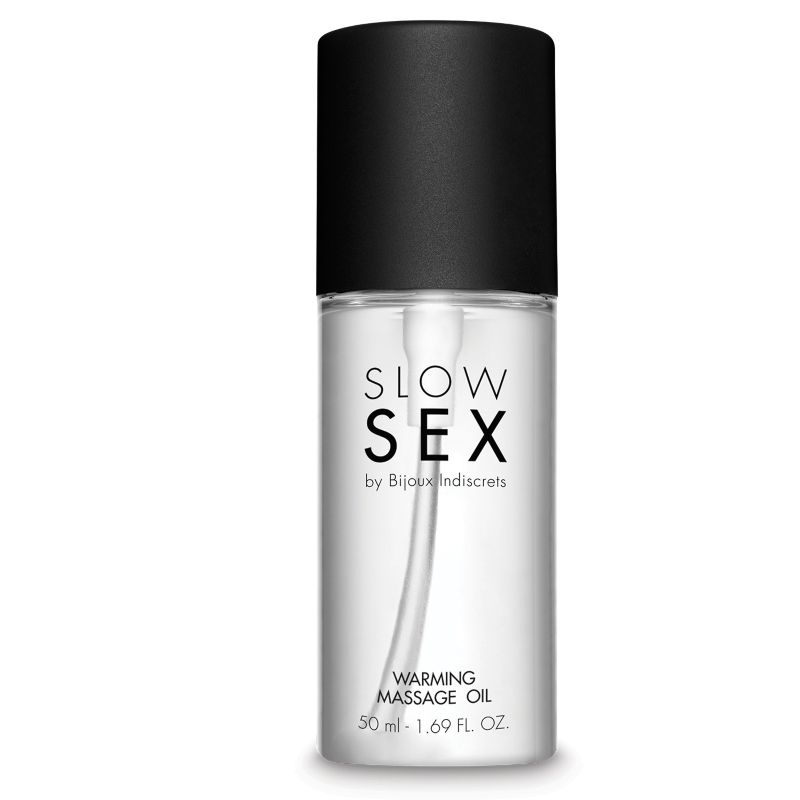 Slow Sex óleo de massagem efeito calor