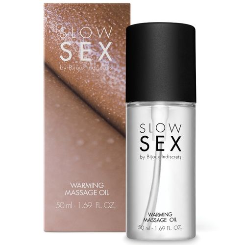 Slow Sex óleo de massagem efeito calor